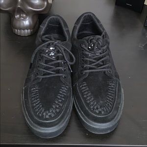 Black Suede Creepers